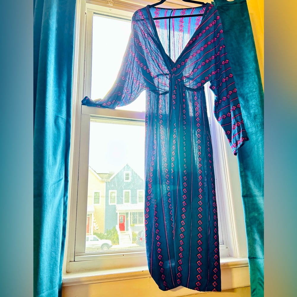 Kimono Maxi with Cocoon Sleeve